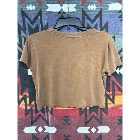 Originality Cropped Shirt Cowgirl Giddyup Buttercup Rodeo Country Western XS - Picture 4 of 7